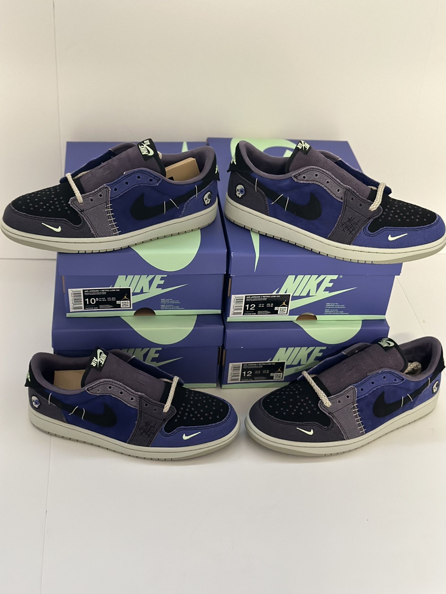 BRAND NEW ZION WILLIAMSON JORDAN 1 LOW “VOODOO ALTERNATE” FOR SALE! MEN SIZES 10.5, 11, & 12 $250