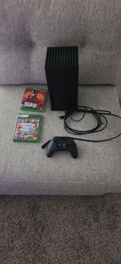 Xbox Series X Console with Controller and 2 Games