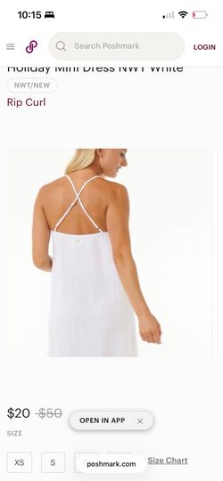Rip curl linen mini dress