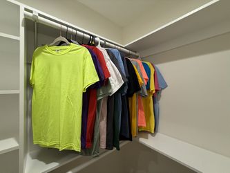 10 Pcs T Shirts Unisex, Men&Women. Perfect For Sports And At Home. 