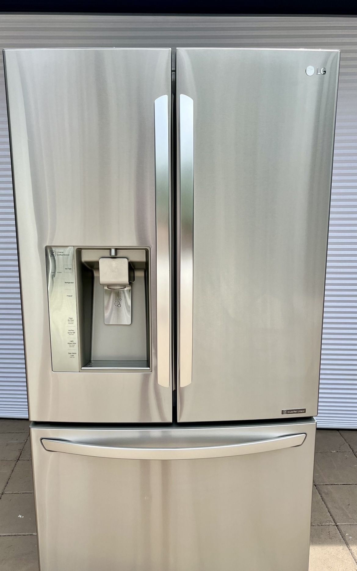 LG French Door Refrigerator, Stainless Steel 3 months warranty delivery dade and broward