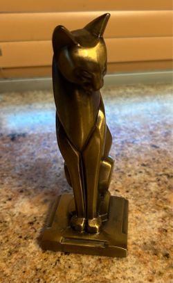 Vintage Art Deco Cat Bookend