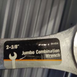  New 2 3/8" Jumbo Combination Wrench 