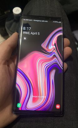 Black Samsung Galaxy Note 9 512gb