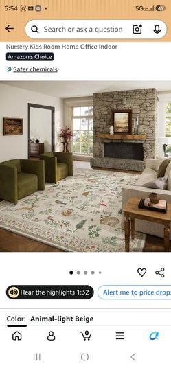 Animal-light Beige Rug 8' x 10'