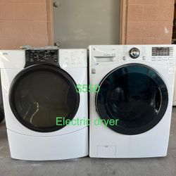 Nice Kenmore Washer And LG Electric Dryer.