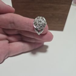 Vintage Sterling Silver With CZ