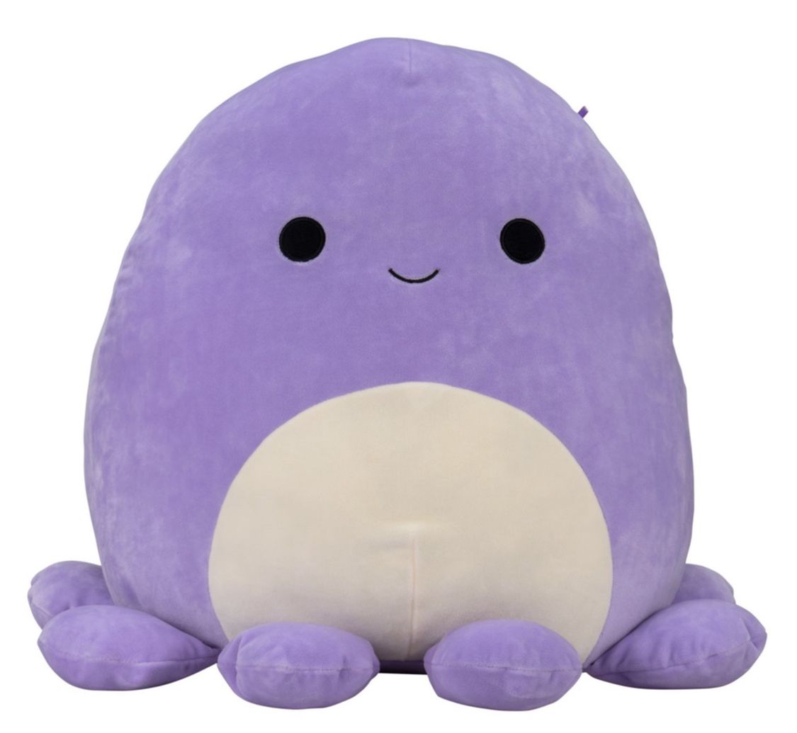 Squishmallow Official Kellytoy Plush 16" Violet The Octopus