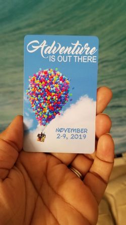 Key to the world card Disney cruise line Up theme