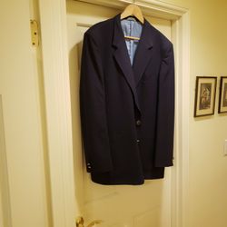Men's Large Sports Jacket - Navy