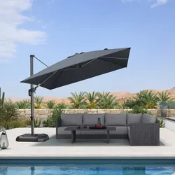 Outdoor Sun Heavy Duty Cantilever Umbrella for 10*10