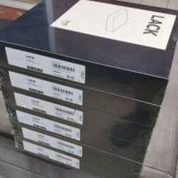 Ikea Lack Wall Shelf, 11-3/4", Black  Price Is Per Each!