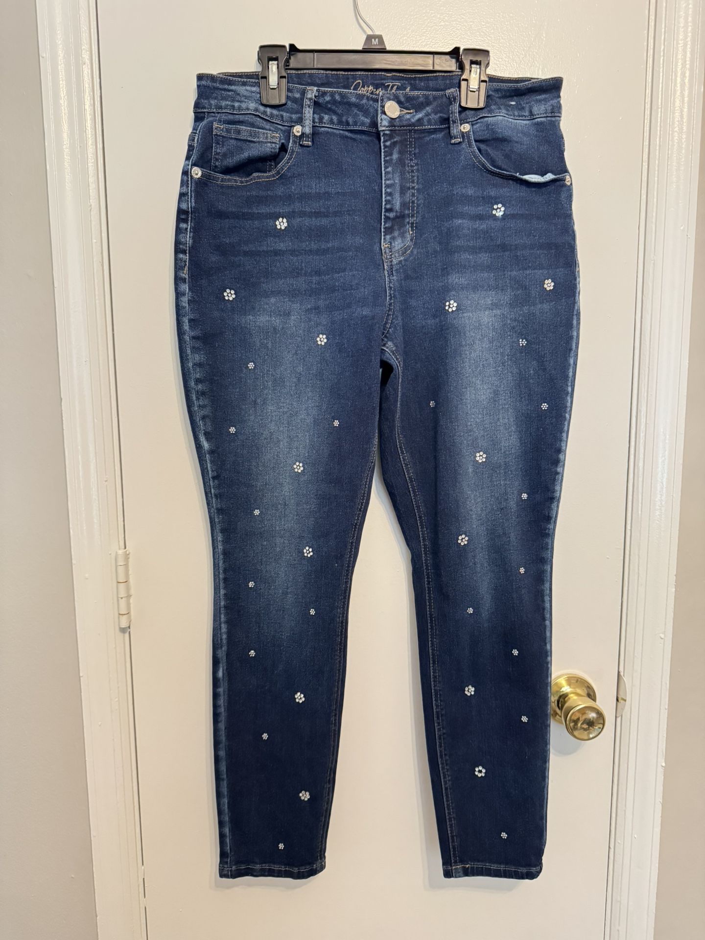 Rhinestone Jeans Size 10