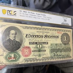 1862 US Note - Legal Tender