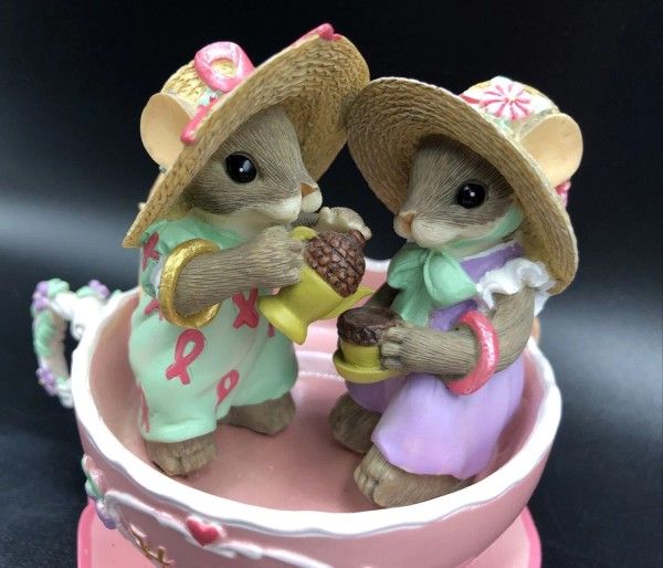 Charming Tails Mice A CUP OF HOPE Teacups of Hope Collection $10