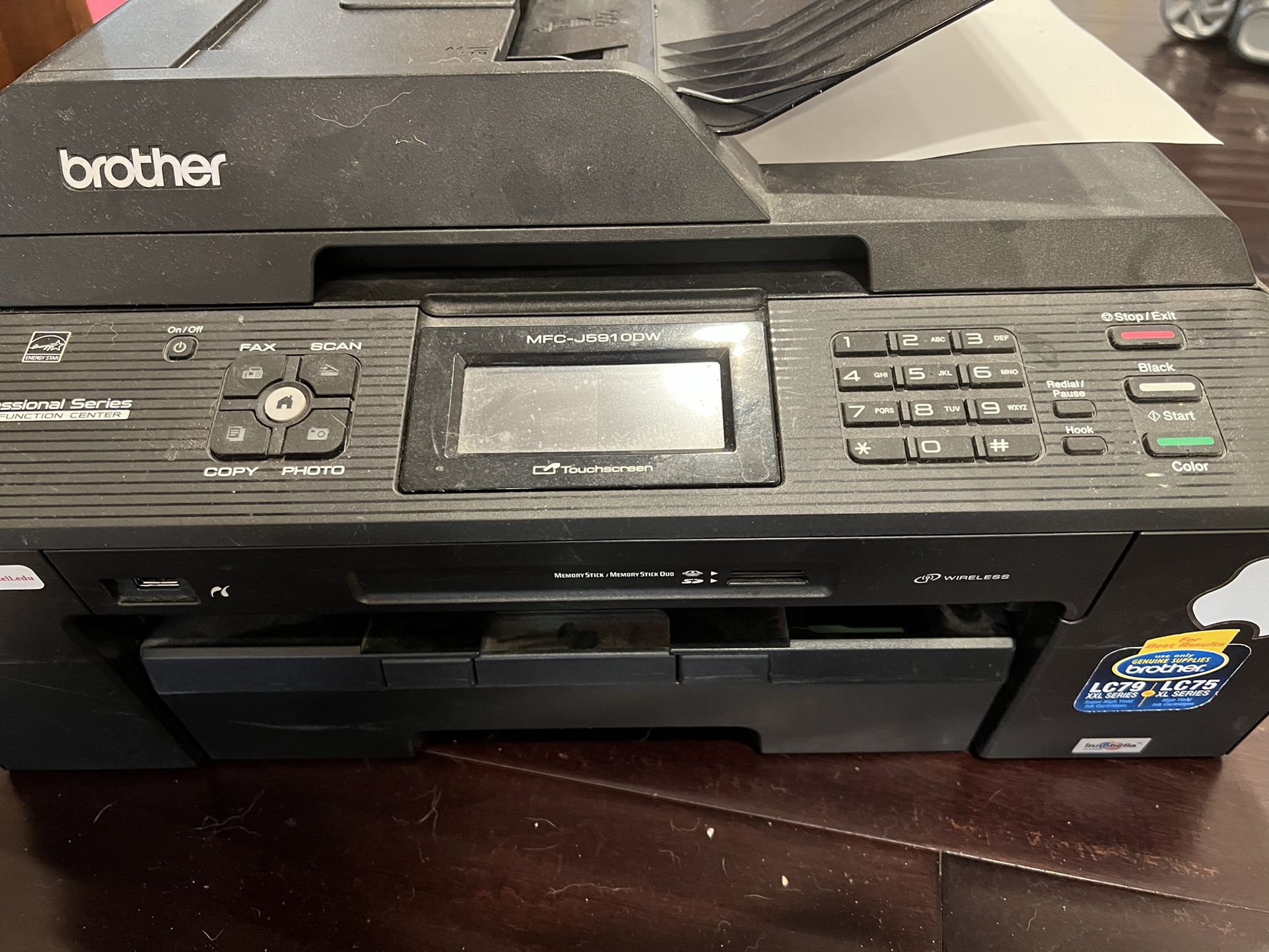 Printer: Brother Model#MFC-J5910DW