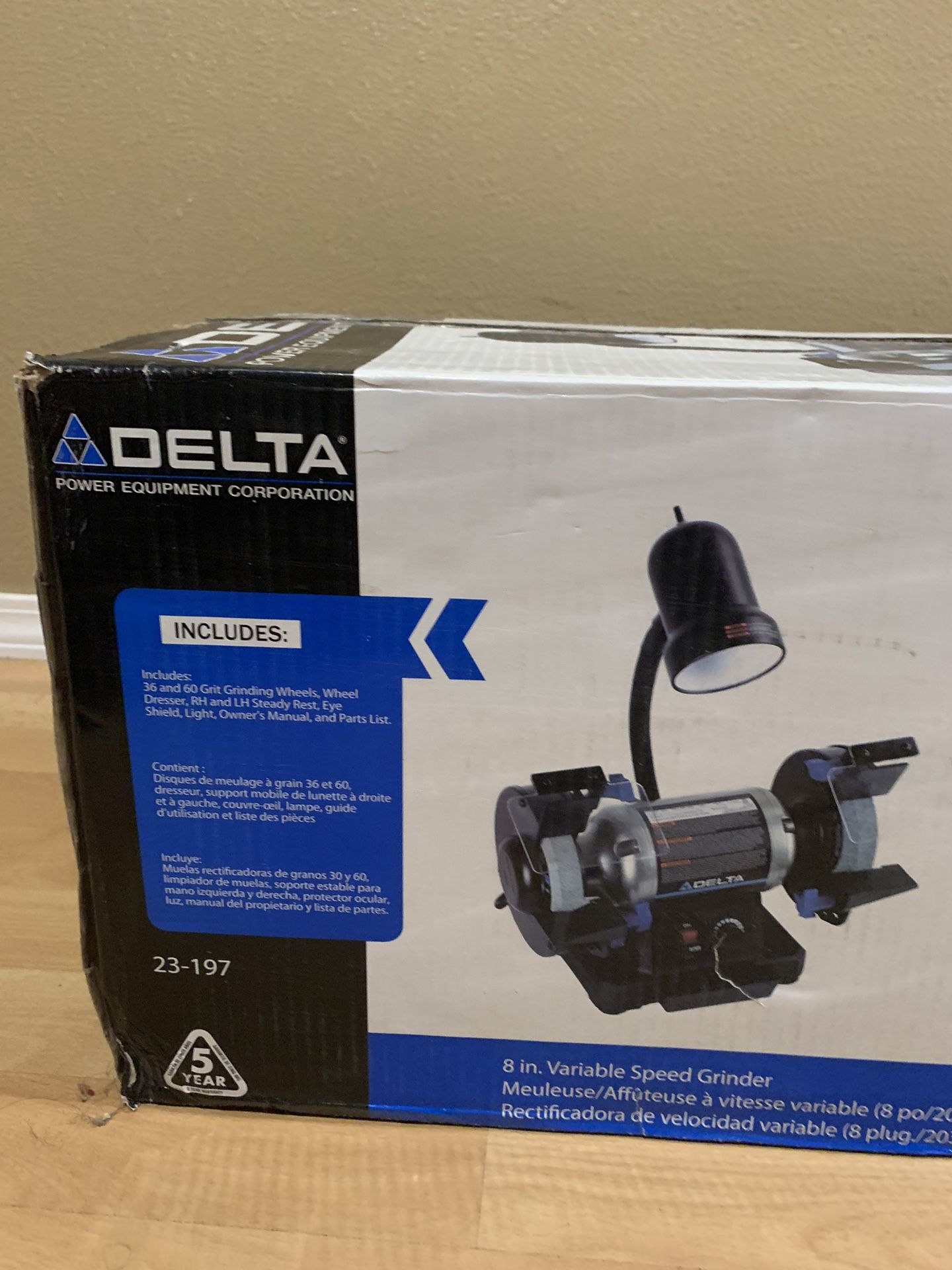 Delta 8in Variable Speed Grinder