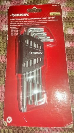 BRAND NEW Magnetic Tamperproof TORX L- Key Set (9-Piece)
