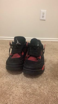 jordan 4 red thunder size 6 youth