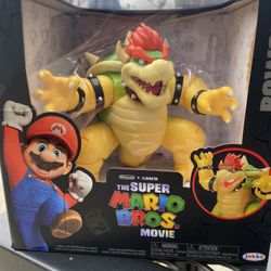 The Super Mario Bros. Movie Fire Breathing Bowser 7-Inch Figure