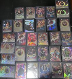 WWE cards - Topps universe Numbered And Parallels