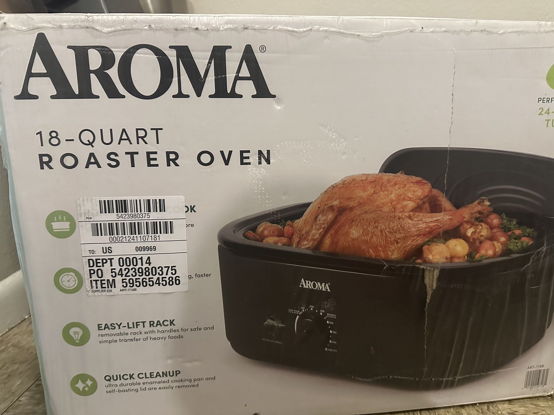 aroma 18 quart roaster oven for Sale in Tampa, FL OfferUp