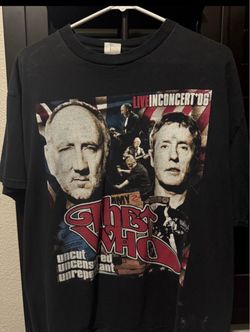 The who live concert 2006 adult large vintage tshirt