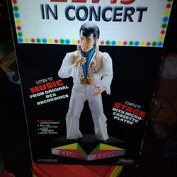 Vintage Elvis Presley Singing Statue 