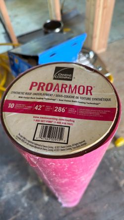 ProArmor roof underlayment