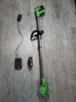 Unbranded Multifunctional 24V Cordless String and Brush Trimmer.