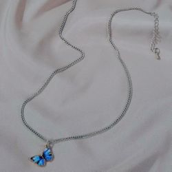 Butterfly Necklace And Bracelet