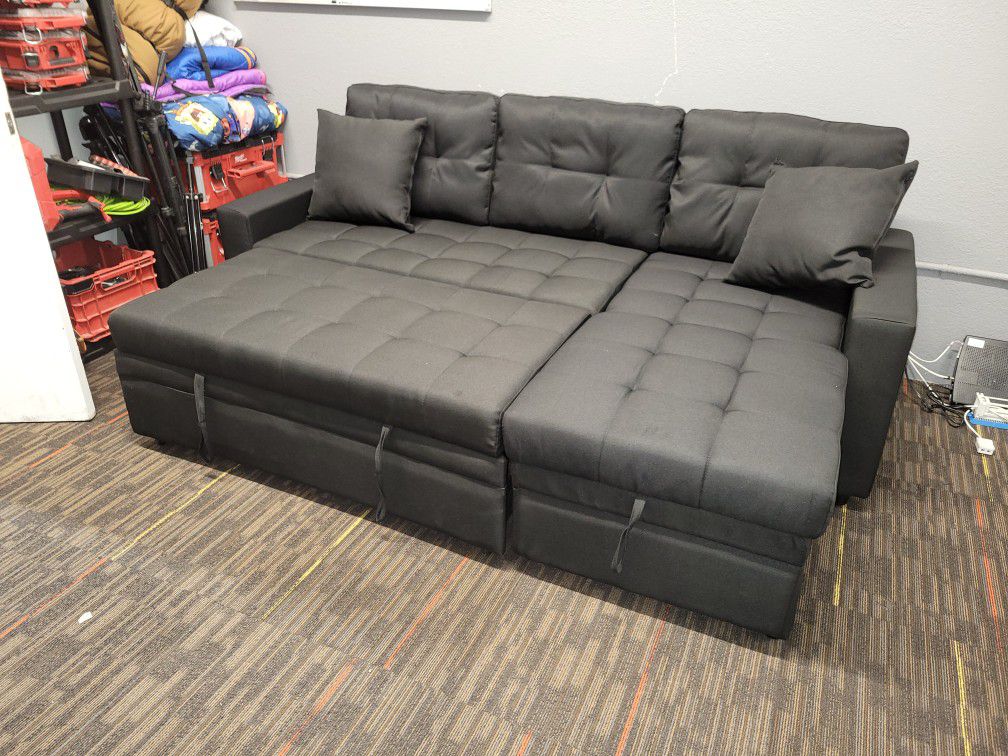 Brand New Sectinal Pull Out Bed W/ Storage $525 FREE LOCAL DELIVERY & SET UP