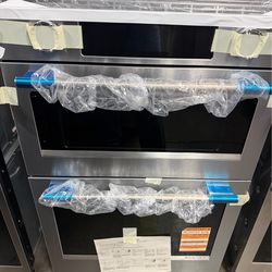 KitchenAid 27 Inch Double Combination Smart Electric Wall Oven with 6.4 cu. ft.