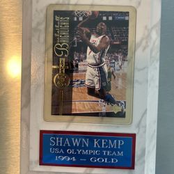 Shawn Kemp Plaque 
