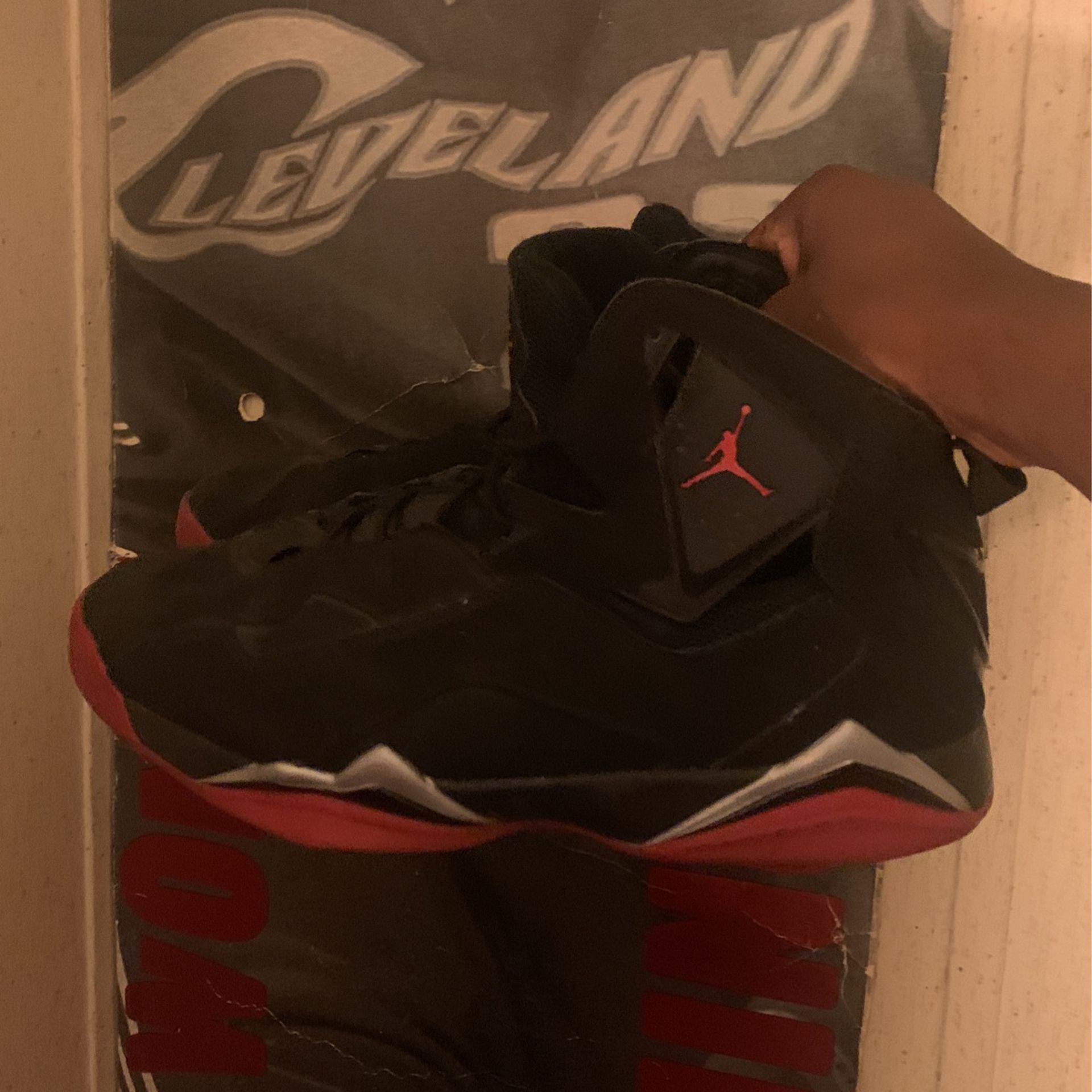 Black And Red Jordan 6’s