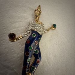 Vintage CAROLEE Harlequin Pierot Juggler