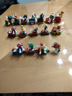 M&M Christmas Train Sets