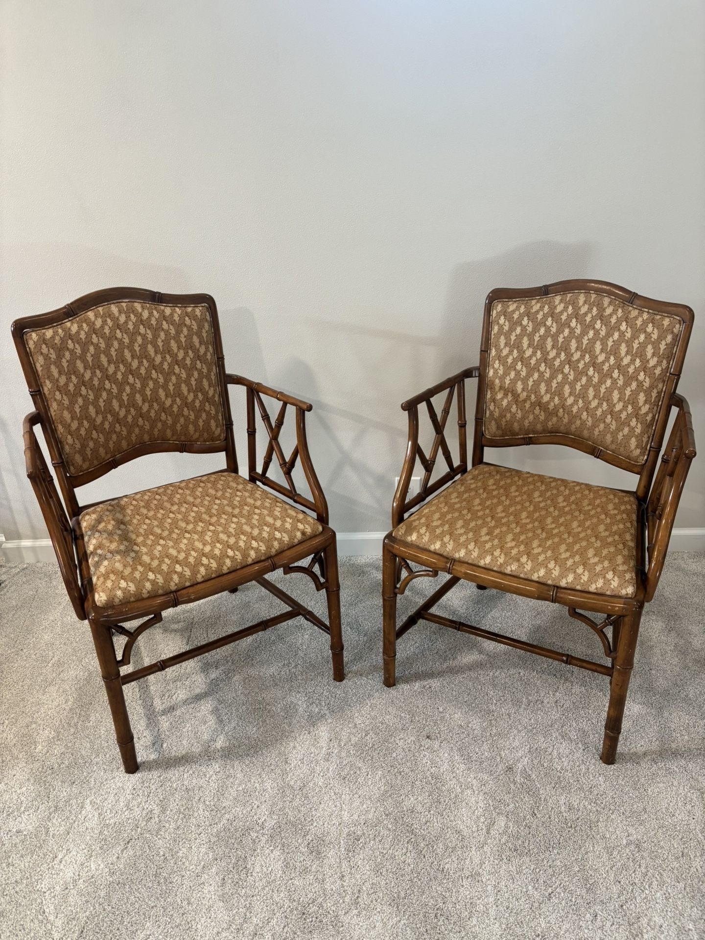 Vintage Chairs - Bamboo Chinoiserie