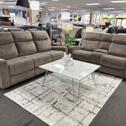 Brown Microfiber SOFA&LOVESEAT Set For Sale ( Brand New & In Box) We Deliver 