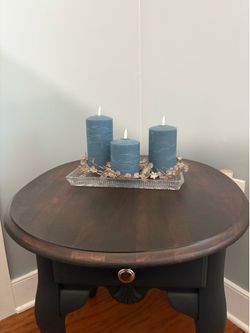Modern Refinished End Table with Drawer