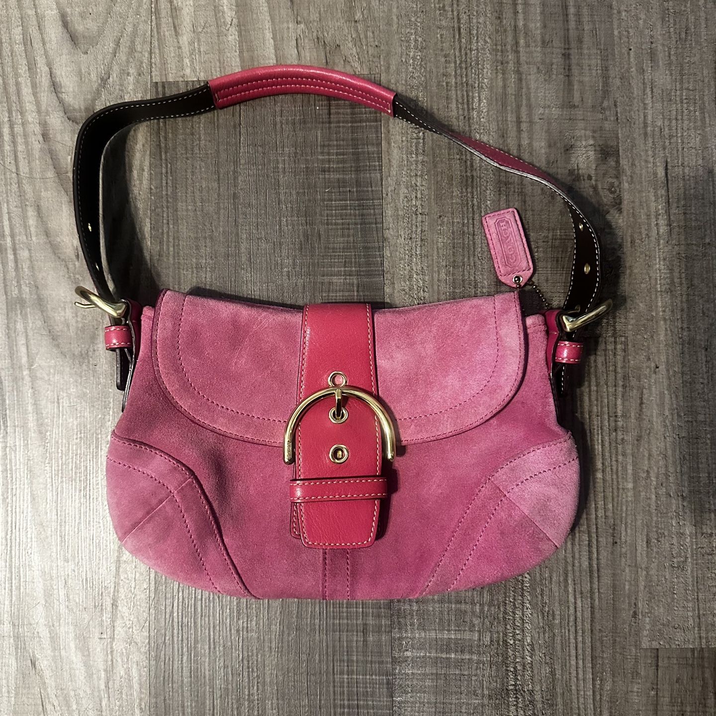 Vintage Coach Soho shoulder bag pink y2k Pink soho coach - Gem