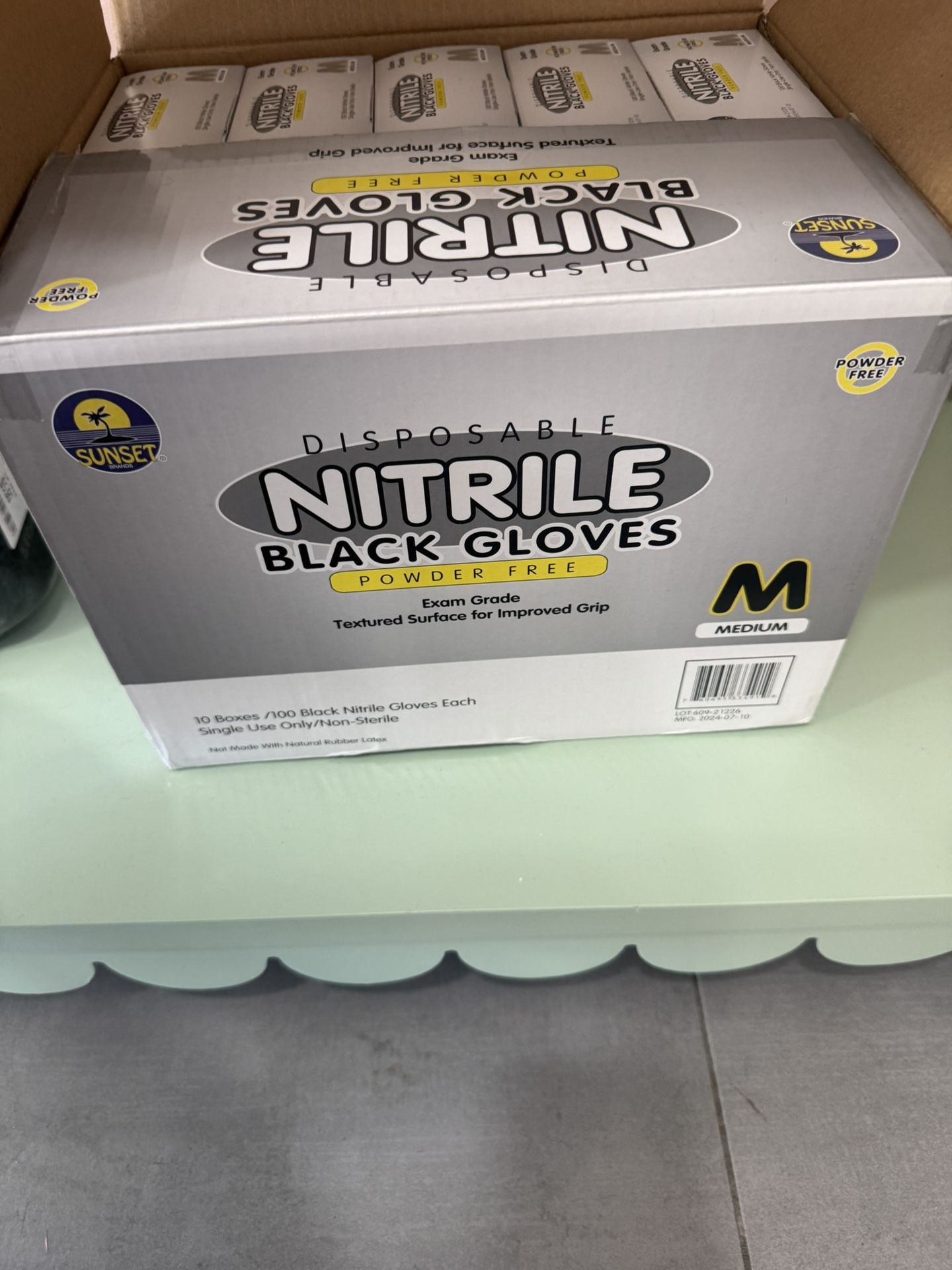 Black Nitrile Gloves