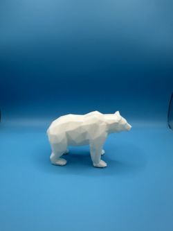 3D Printed Low-Poly California Bear – Bulk Wholesale (25+ Units)
