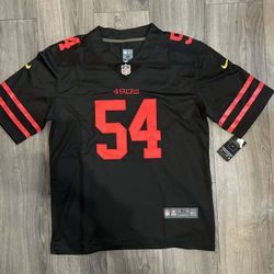 San Francisco 49ers Warner Black Jersey 