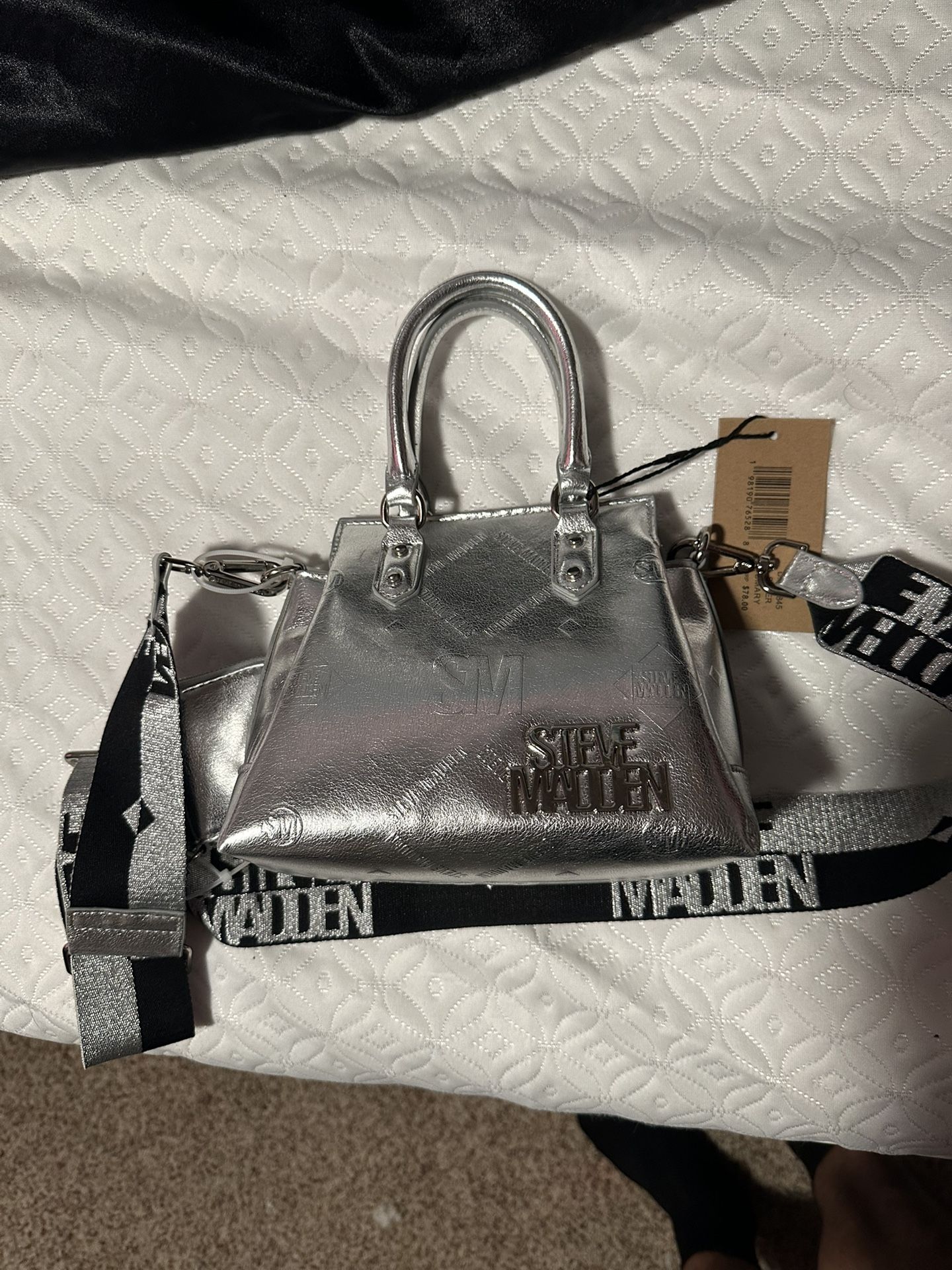 Silver Steve Madden BMARY Crossbody Purse