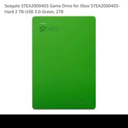 Seagate Game Drive for Xbox 2TB Green (STEA(contact info removed))