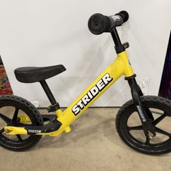 Strider 12” Sport Bike, Yellow