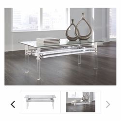 Glass Coffee Table.