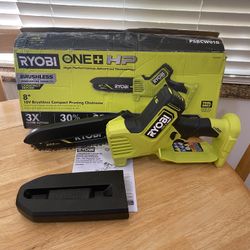 Ryobi 18V HP 8” Pruning Chainsaw. Tool Only