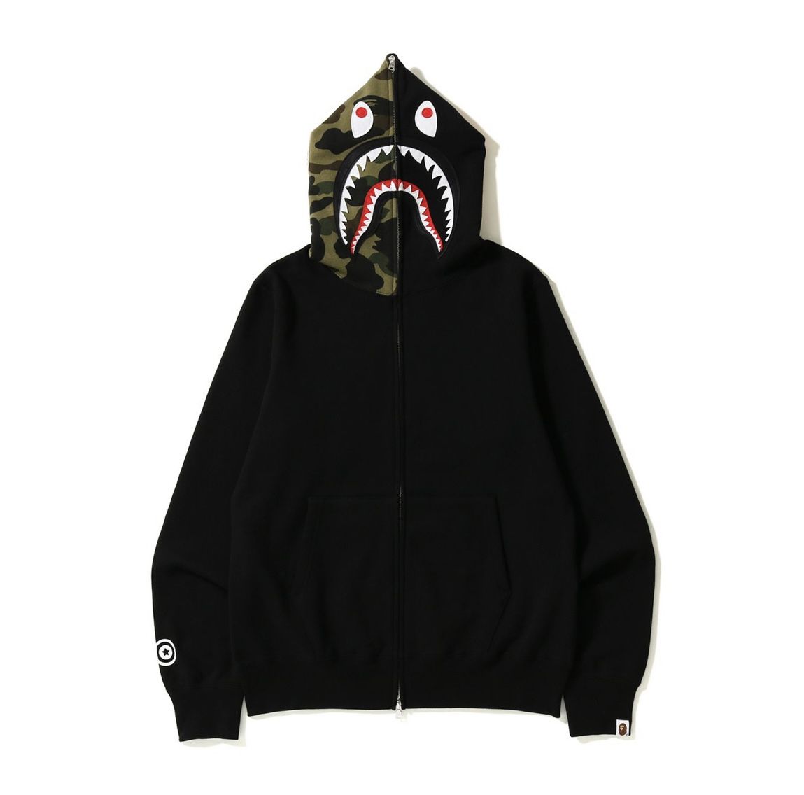 Bape Zip Up Half Camo